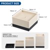 Unique Bargains Square Adjustable Non-Slip Couch Bed Furniture 1300 Lbs Risers - 2 of 4