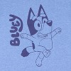 Seven Times Six Bluey Boys' Bluey Character Outline Design Short Sleeve T-Shirt Blue - 2 of 3