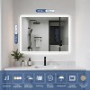 24x32 Inch LED Bathroom Mirror with Bluetooth Speaker, Anti-Fog, 3 Color Temperature & Dimmable Lighting - 3 of 4