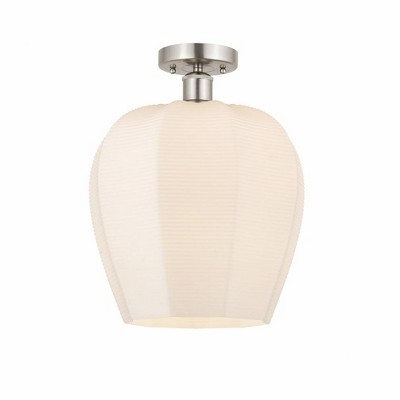 Norfolk - 1 Light Semi-Flush Mount In Industrial Style-15.13 Inches Tall and 11.75 Inches Wide