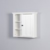 MAYEERTY Bathroom Cabinet Wooden Wall with a Door 20.86X5.71X20 inch - 4 of 4