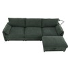 YOOCOZZ Sectional Sofa with Movable Storage Ottoman, Adjustable Phone Holder, Charging Ports, Armrest Storage Pockets - 2 of 4