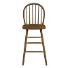 Christopher Knight Home Radek Contemporary Rubberwood Bar Stools with Curved Back (Set of 2) - 4 of 4