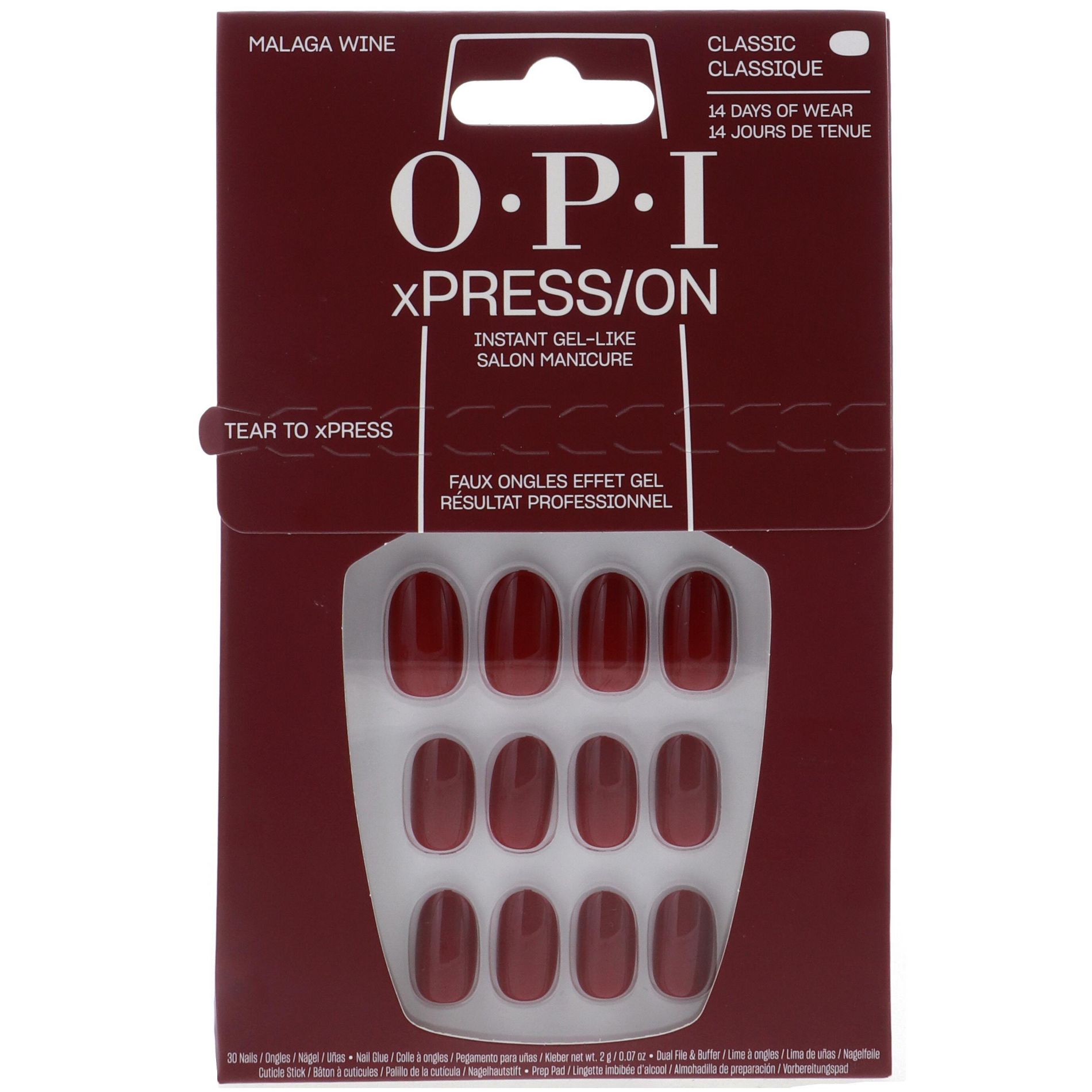 OPI xPRESS/ON Malaga Wine