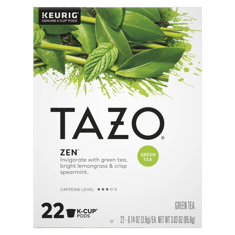 TAZO Zen Green Tea Caffeinated Keurig K-Cup Pods - 22ct, 5 of 7