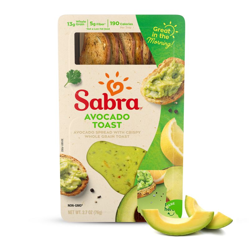Sabra Avocado Toast - 2.7oz, 1 of 4