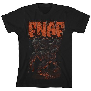 Five Nights At Freddy's Freddy Trapped In Limbo Crew Neck Short Sleeve Boy's Black T-shirt - 1 of 3
