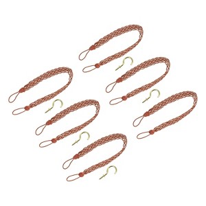 Unique Bargains Hand Woven Decorative Braided Curtain Tiebacks - 1 of 4