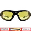 Global Vision Eyewear Shorty 24 Safety Motorcycle Glasses with Smoke Lenses - 2 of 4