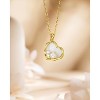 Molenia Freshwater Pearl Heart Necklace, Mother of  Pearl Necklace, 14K Gold Plated Bridesmaid Vacation Summer Ocean Necklace Gift for Mom Wife - 3 of 4