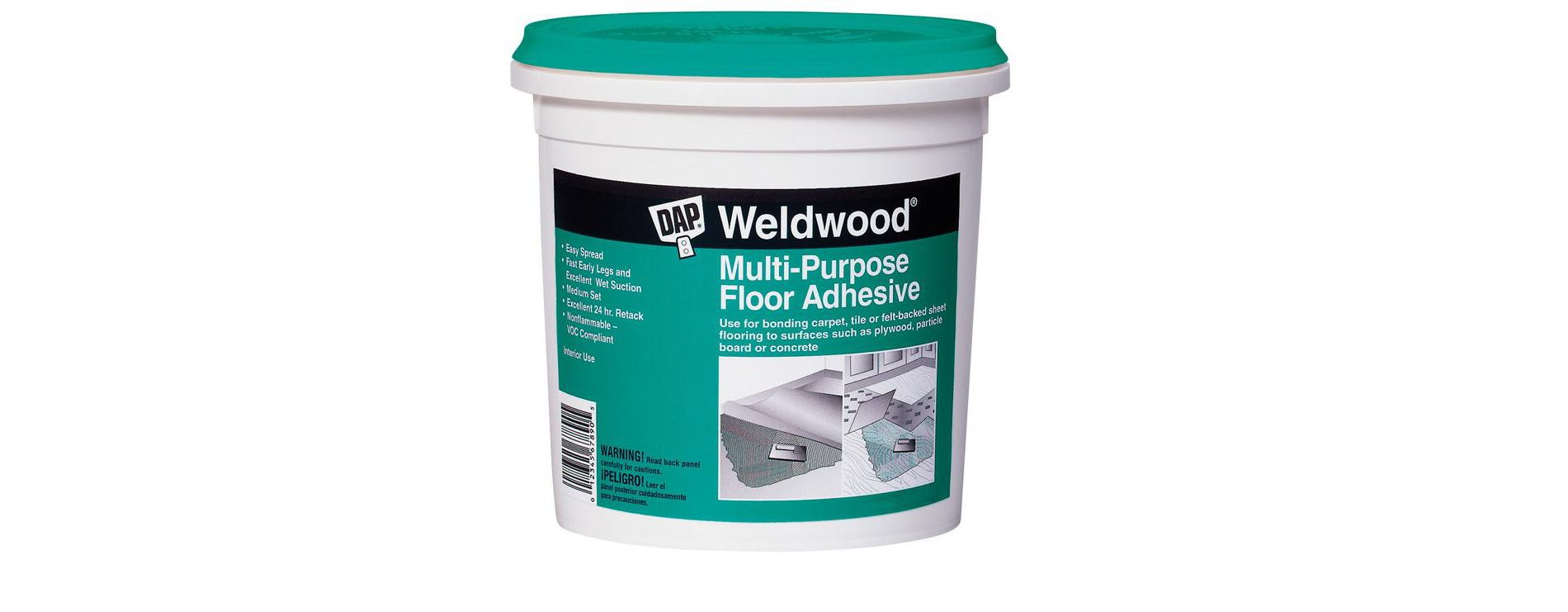 DAP WeldWood Off White High Strength Synthetic Latex-Resins Floor Adhesive