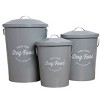 Park Life Designs 17lbs Andreas Food Bin Dog Food Storage Container - Gray - 2 of 4