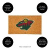EvergreenNHLMinnesota Wild Logo Natural Coir 28 x 16 Inches Indoor Outdoor Doormat - 4 of 4
