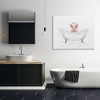 Stupell Industries Country Pig Cute Bathtub Canvas Wall Art - 2 of 4