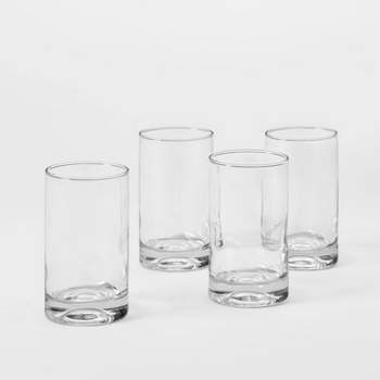 12pc Glass Tremont Tall and Short Faceted Tumbler Set - Threshold™