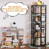 Aheaplus Rotating Bookshelf, Frerstanding Corner Bookcase - 3 of 4