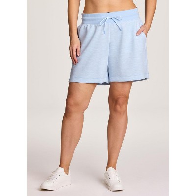 RBX Active Women's Elevated Athleisure Luxe Heathered Fabric All Season Lounge Shorts with Pockets