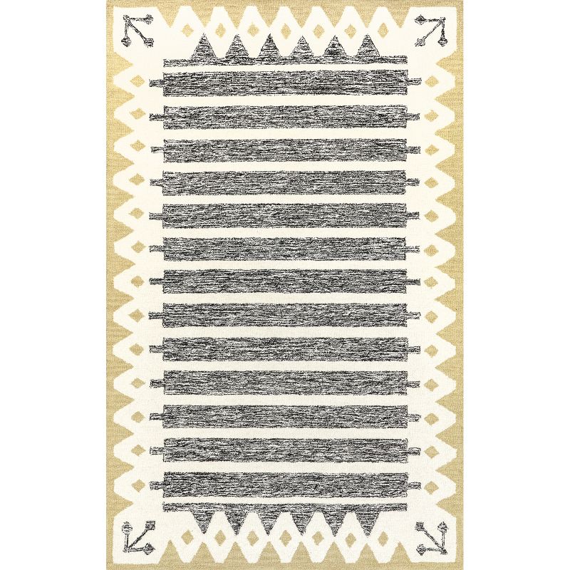 nuLOOM Eija Transitional Striped Wool Area Rug, 1 of 10