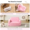 GOTGELIF 2-in-1 Kids Folding Sofa Chair Soft Toddler Couch & Lounger Gifts for Kids - 2 of 4