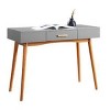 Oslo 1 Drawer Desk - Breighton Home - image 2 of 4