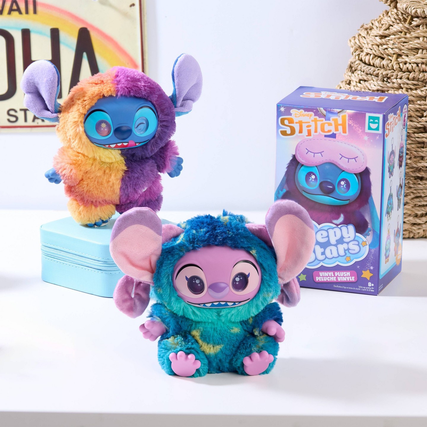Детская мягкая игрушка Happy Haul Disney Stitch Sleepy Stars Vinyl Plush Clip-on Surprise Toy — фото 5