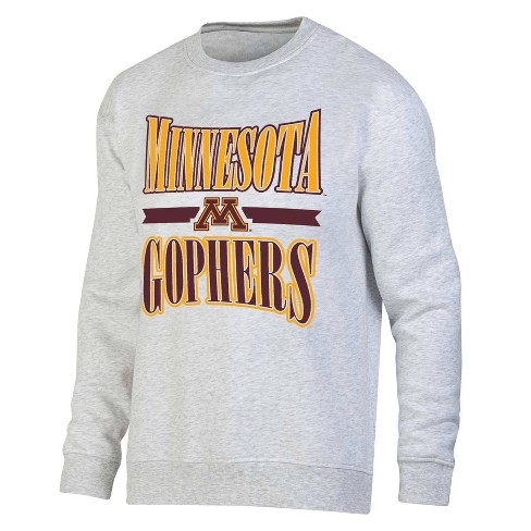 Ncaa Minnesota Golden Gophers Unisex Ash Crew Fleece Sweatshirt Target