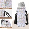BABYYER Neoprene Water Bottle Carrier Bag with Adjustable Shoulder Strap,Insulated Water Bottle Cover - 2 of 4