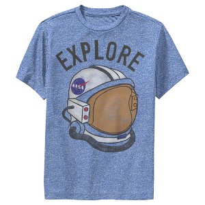 Boy's NASA Explore Helmet Performance Tee - 1 of 3