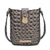 MKF Collection Avery Women’s Croc-Embossed Vegan Leather Crossbody Versatile Bag by Mia K - 2 of 4