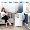 Jojoka 8,000 BTU 4-in-1 Portable AC - Cool/Dehumidify/Fan + LED for 350SqFt, Remote, Quiet Sleep & Timer - 3 of 4