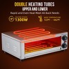 WhizMax 16 Inch Countertop Commercial Electric Pizza Oven with Grilling Rack, Crumb Tray, Handle and Feet Pads, Stainless Steel Pizza Baking Machine - 3 of 4