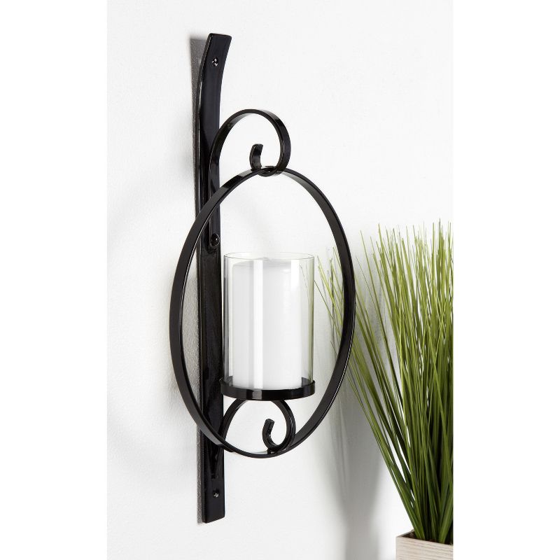 Kate and Laurel Doria Metal Wall Candle Holder Sconce, 5 of 7