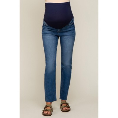 Pinkblush Blue Straight Leg Maternity Jeans - image 3