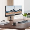 Mount-It! Dual Monitor Desk Mount, Dual Monitor Arm Fits 2 Monitors max. 32" / 19.8 Lbs., Full Motion Adjustment Monitor Mount with C-Clamp, Black - 2 of 4