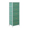Crestlive Products Vertical Dresser for Bedroom Storage Tower With Steel Frame Wood Top Easy Pull Fabric Bins - 2 of 4
