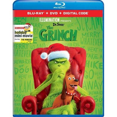 Dr. Seuss The Grinch blu ray Dvd Digital Target