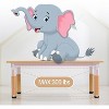 Kids Table and Chairs Set, Height Adjustable Desk with 6 Seats for Ages 2-10,Arts & Crafts Table - 3 of 4