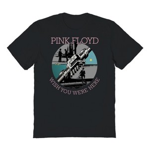 Pink Floyd Men's Here Label 1 Short Sleeve Graphic Cotton T-Shirt - 1 of 1