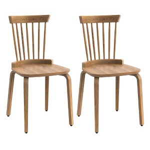KTMBDW Dining Chairs Set of 2, Dining Chair with Wood Legs, Modern Side Chair for Dining Room/Kitchen - 1 of 4