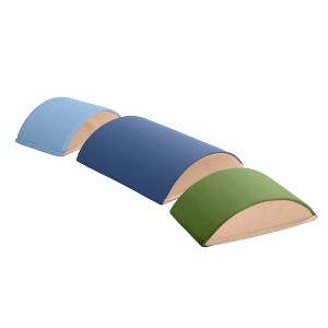 ECR4Kids SoftZone Colorful Log Climber Set, 3-Piece - 1 of 4
