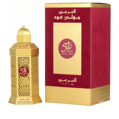 Al Haramain Golden Oud By Al Haramain Unisex Oud, Rose, Vanilla, Sandalwood, Amber Eau De Parfum Spray 3.3 Oz