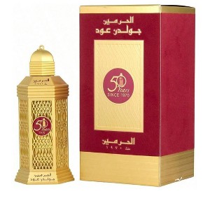 Al Haramain Golden Oud By Al Haramain Unisex Oud, Rose, Vanilla, Sandalwood, Amber Eau De Parfum Spray 3.3 Oz - 1 of 1