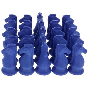 WE Games Blue Knight Chess Erasers - Bulk Pack of 25 - 1 of 4