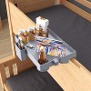 MaseiKar Bedside Shelf for Bed, Foldable Bunk Bed Shelf Organizer for Room Essentials Clip On Nightstand Bed Side Shelf Tray - 4 of 4