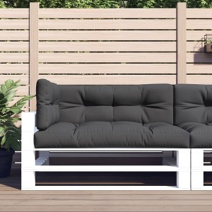 vidaXL Pallet Cushion Set of 3 Anthracite 100% polyester - 1 of 4