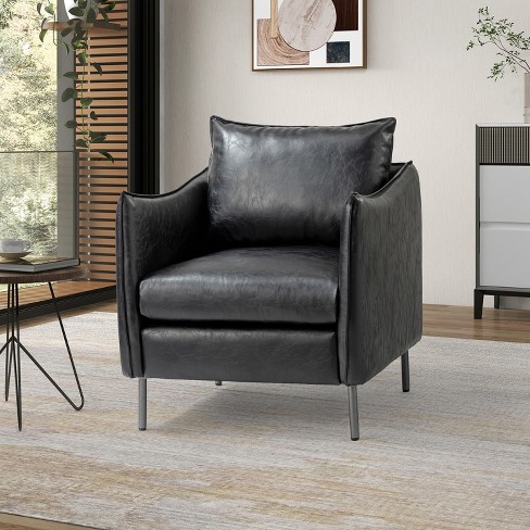 Vegan best sale leather armchair