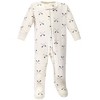 Hudson Baby Infant Boy Cotton Zipper Sleep and Play 3pk, Forest - 4 of 4