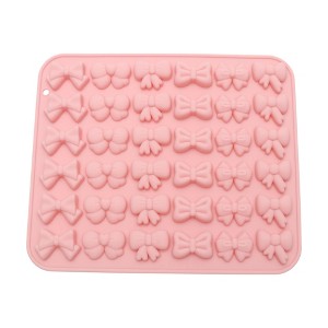 Unique Bargains Candy Making Moulds 36-Cavity Bow Tie Collection Candy Mould Hand Wash 7.87"x6.65"x0.43" 1 Pc - 1 of 4