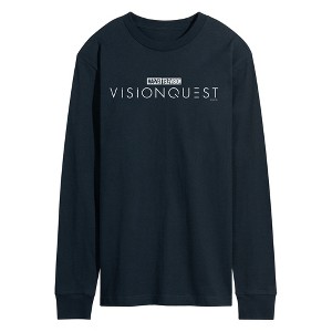 Men's VisionQuest Logo Long Sleeve Graphic T-Shirt - Navy - Large