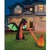 A Holiday Company 8ft Inflatable Fire Breathing Dragon, 8 ft Tall, Multi - 3 of 4